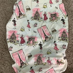 Paris Theme Changing Pad Cover